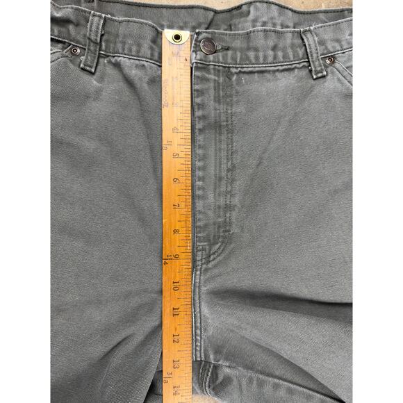 Dickies Carpenter Pants Men’s 40x32 Green Relaxed Fit Utility Workwear - Picture 10 of 12